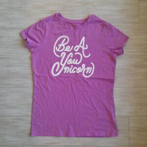 Cat & Jack Purple Unicorn T-Shirt, Size XL (14/16)